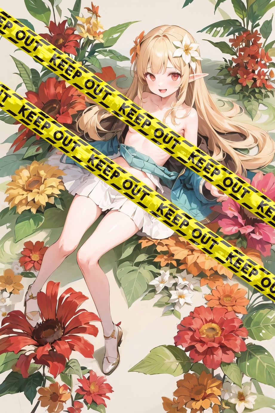 拡大しても楽しめる!驚きの高解像度!陽だまりの匂いのするエルフ美少女の日常風景&脱衣エロCG集