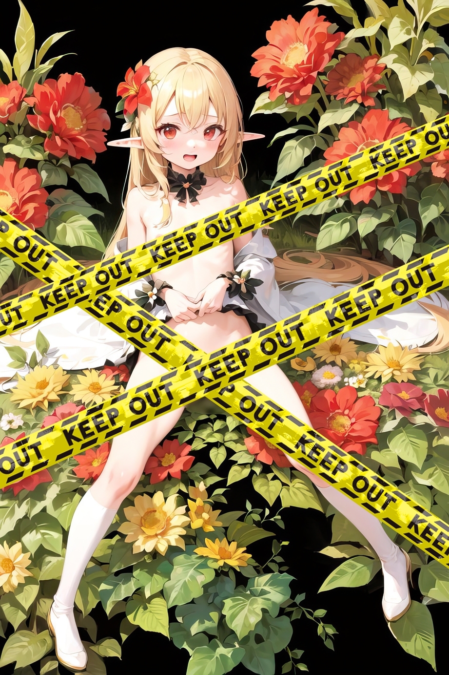 拡大しても楽しめる!驚きの高解像度!陽だまりの匂いのするエルフ美少女の日常風景&脱衣エロCG集