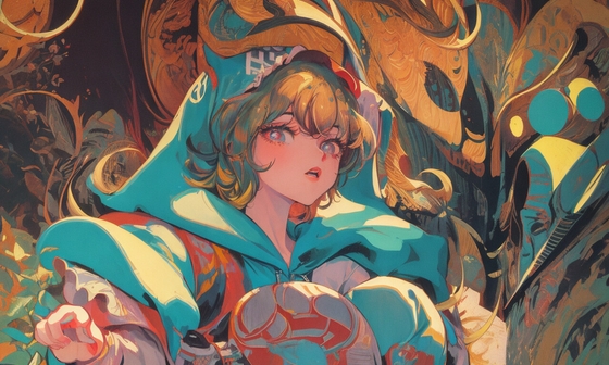 レトロドリームガール風壁紙