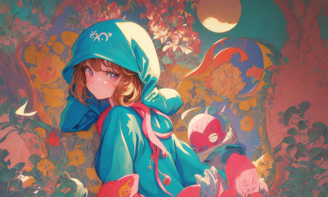 レトロドリームガール風壁紙