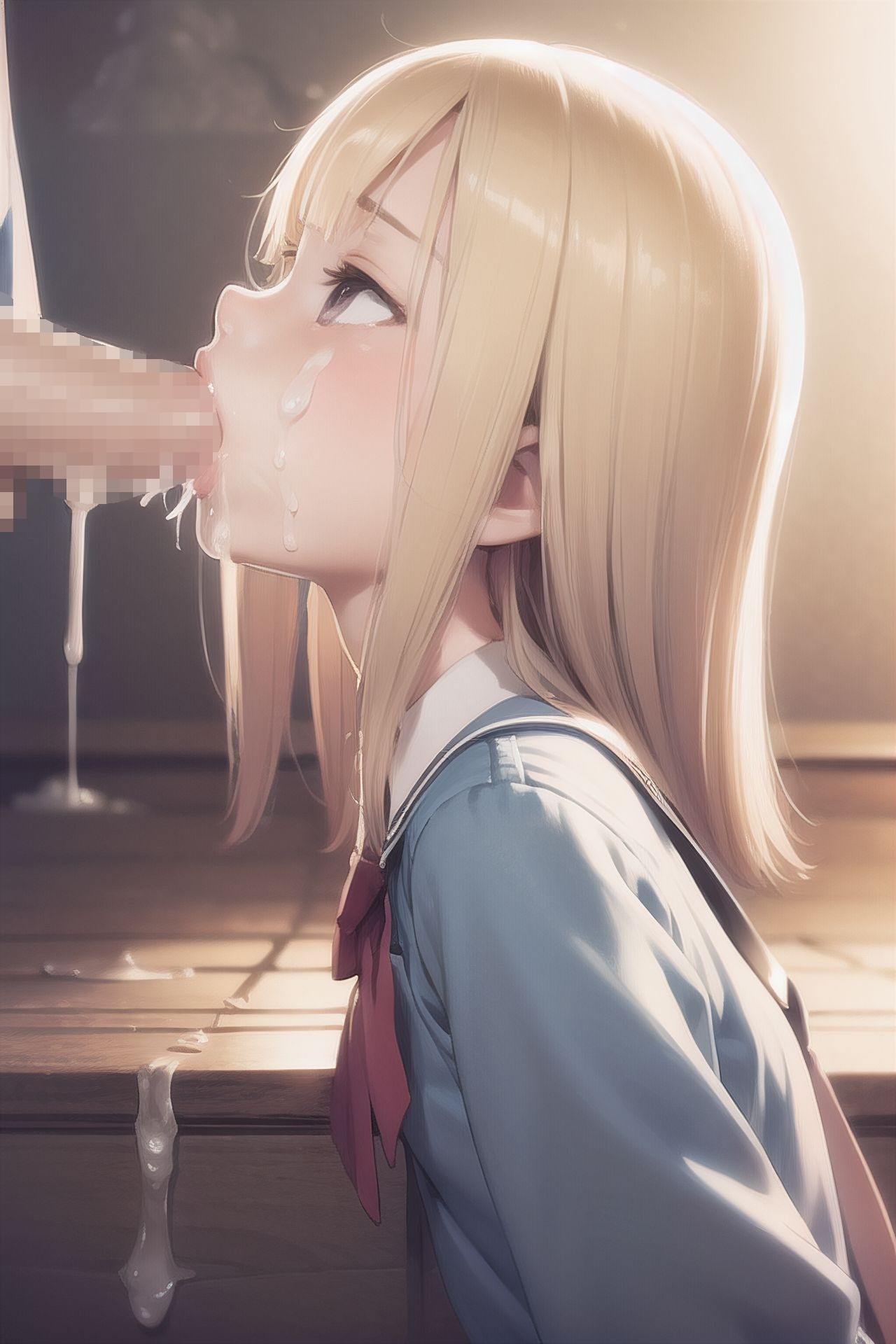 制服清楚J○がフェラする本