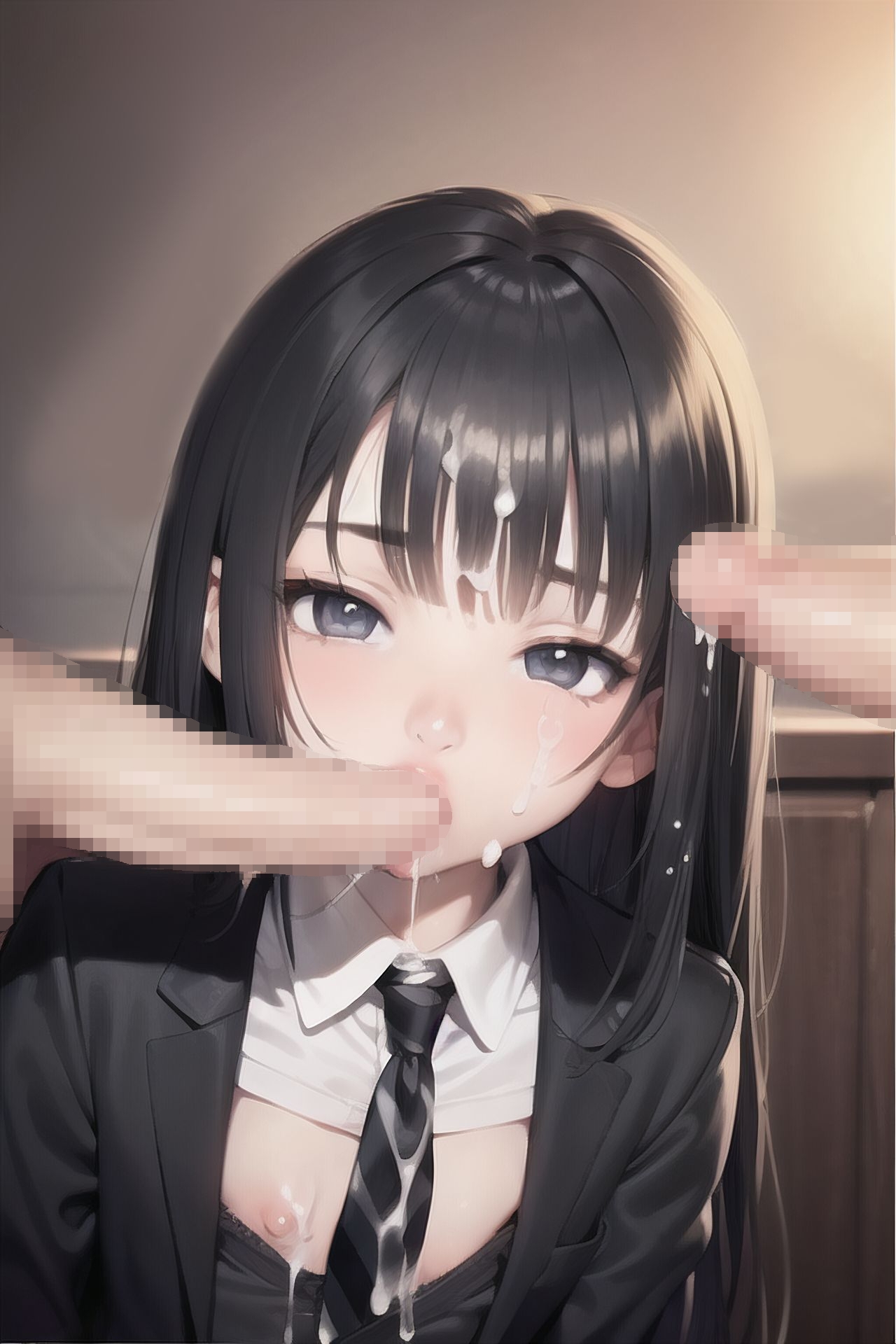 制服清楚J○がフェラする本