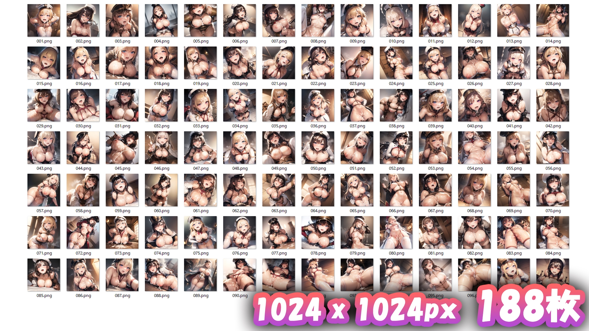 【大量】緊縛×軍人×ぶっかけ