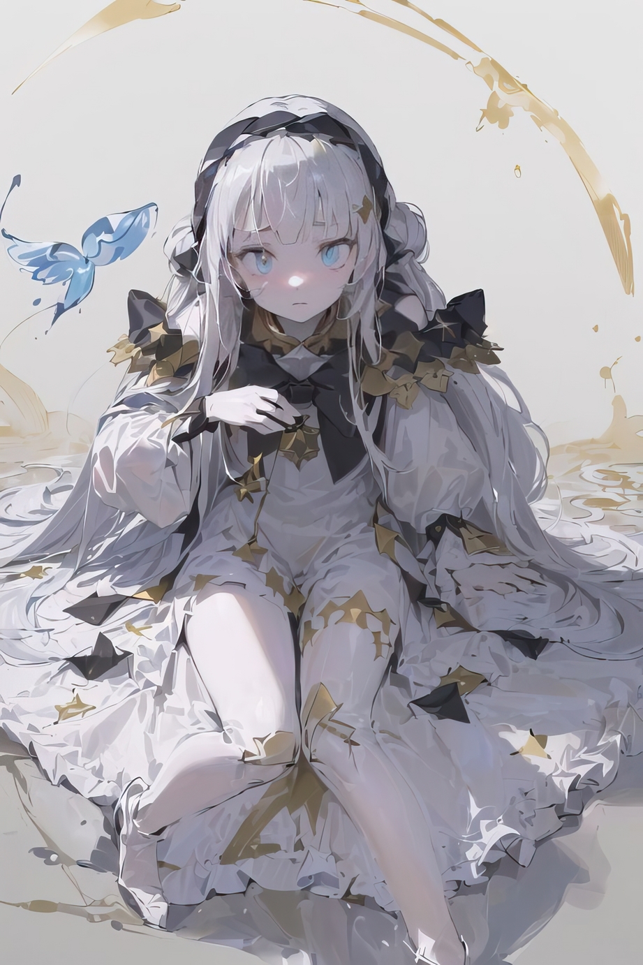 拡大しても楽しめる!驚きの高解像度!なんだか悲しそうな銀髪の神様少女の日常風景&脱衣エロCG集