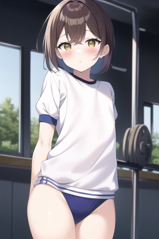 ロリ ハイレグブルマ少女たち 256枚