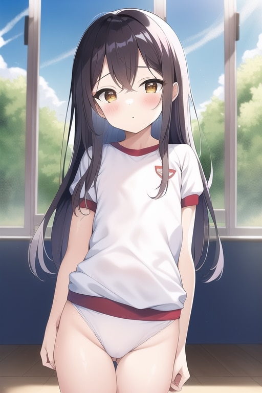 ロリ ハイレグブルマ少女たち 256枚