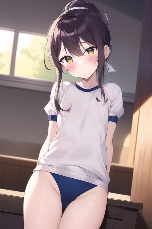 ロリ ハイレグブルマ少女たち 256枚