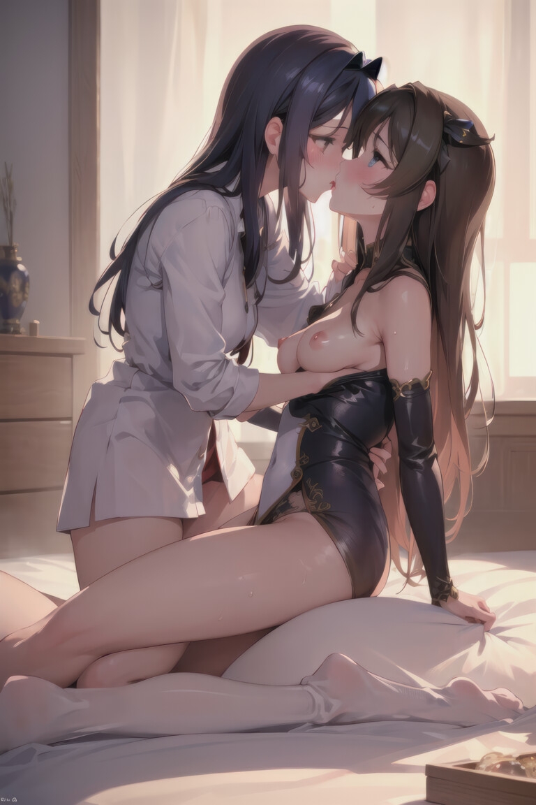 百合っこがひたすらイチャイチャするCG集