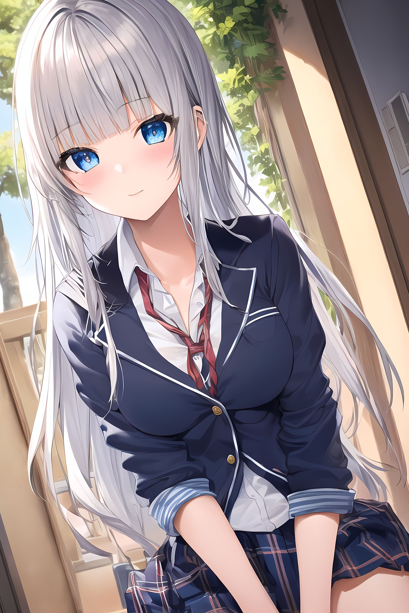 銀髪ロングちゃんの色々なCG集セット(AIArt)