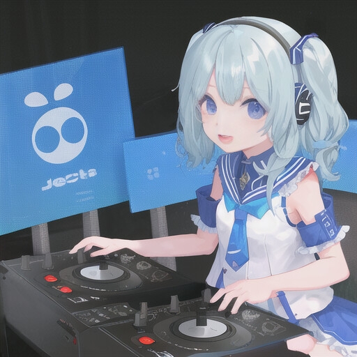 【1000枚超】DJやってる女の子