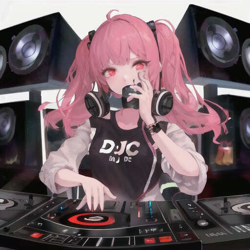 【1000枚超】DJやってる女の子