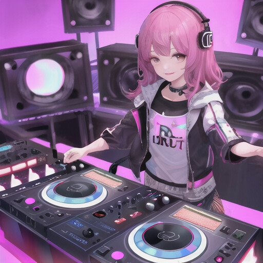 【1000枚超】DJやってる女の子