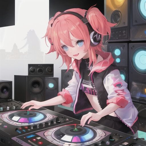 【1000枚超】DJやってる女の子