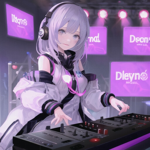 【1000枚超】DJやってる女の子