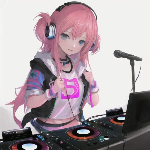 【1000枚超】DJやってる女の子