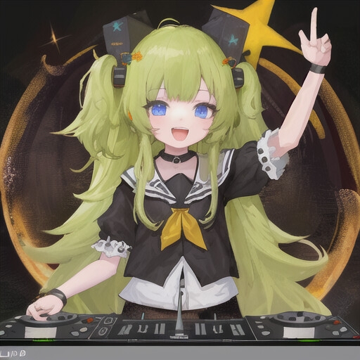 【1000枚超】DJやってる女の子