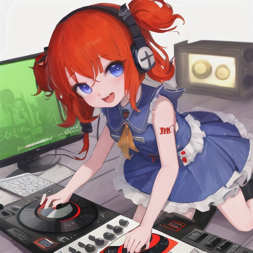 【1000枚超】DJやってる女の子