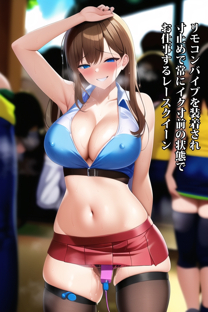 スポーツ女子や女子○生、巨乳お姉さんがAIにバイブ責めや寸止め焦らし快楽責めされる