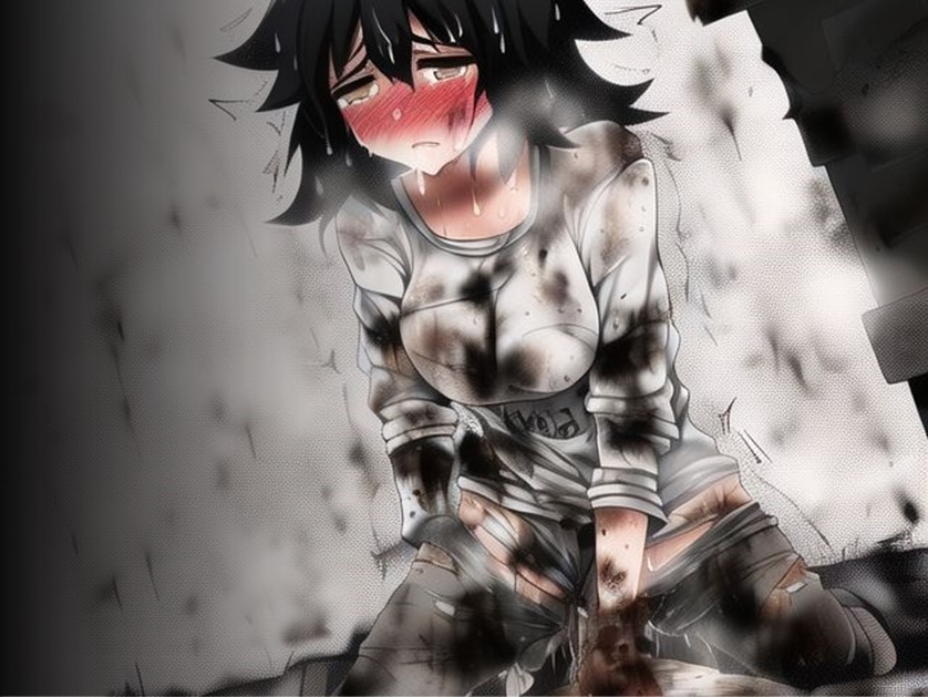 ホームレス女性