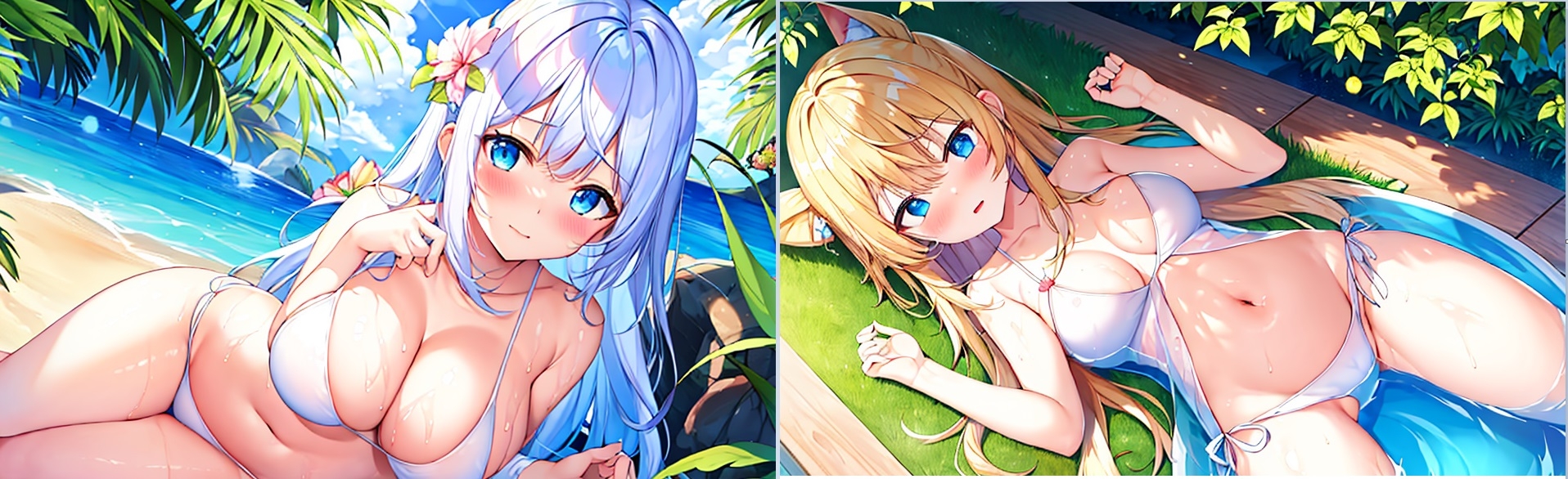 透けた水着大集合