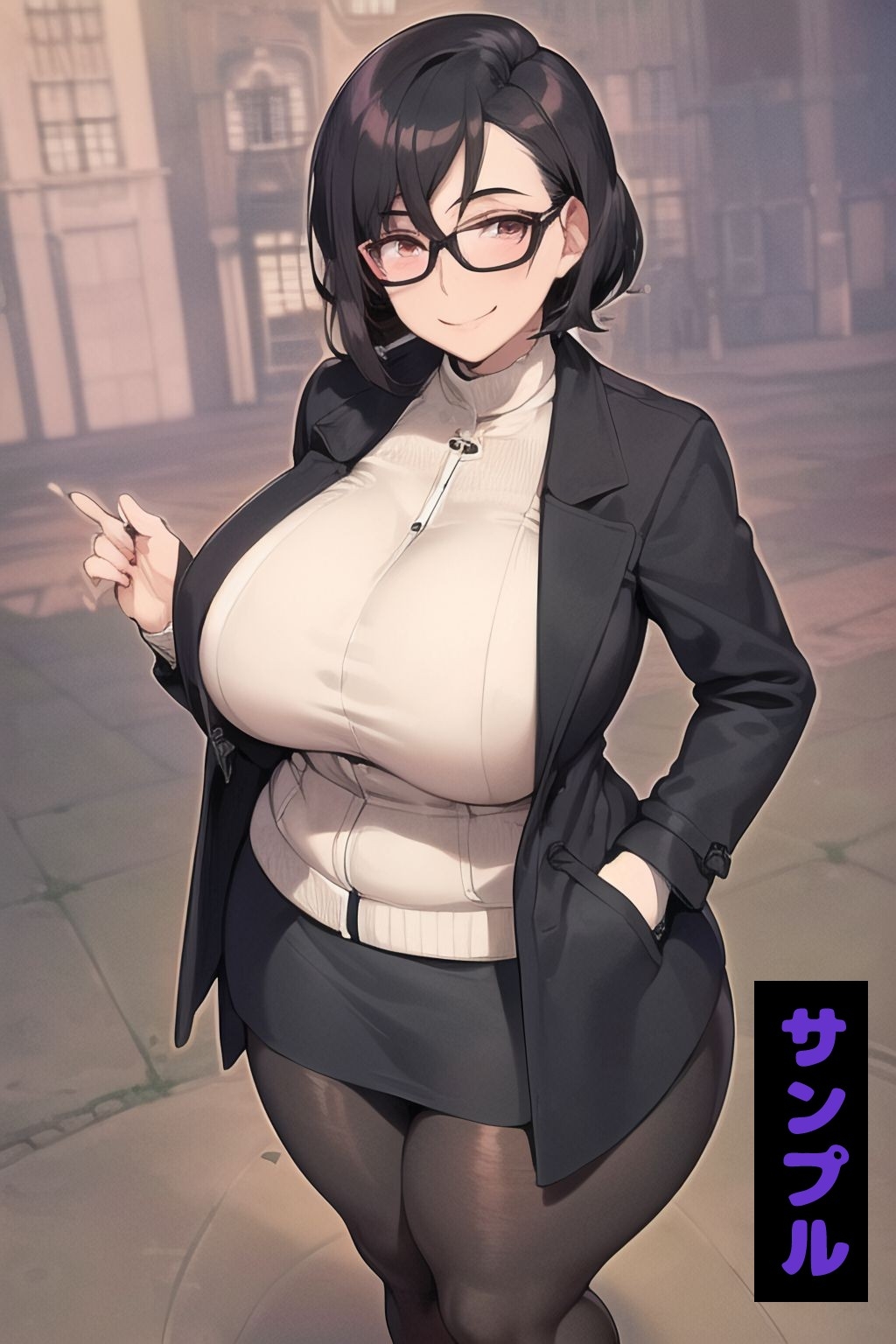 爆乳ママに公然露出させたら発情して大変なことになった