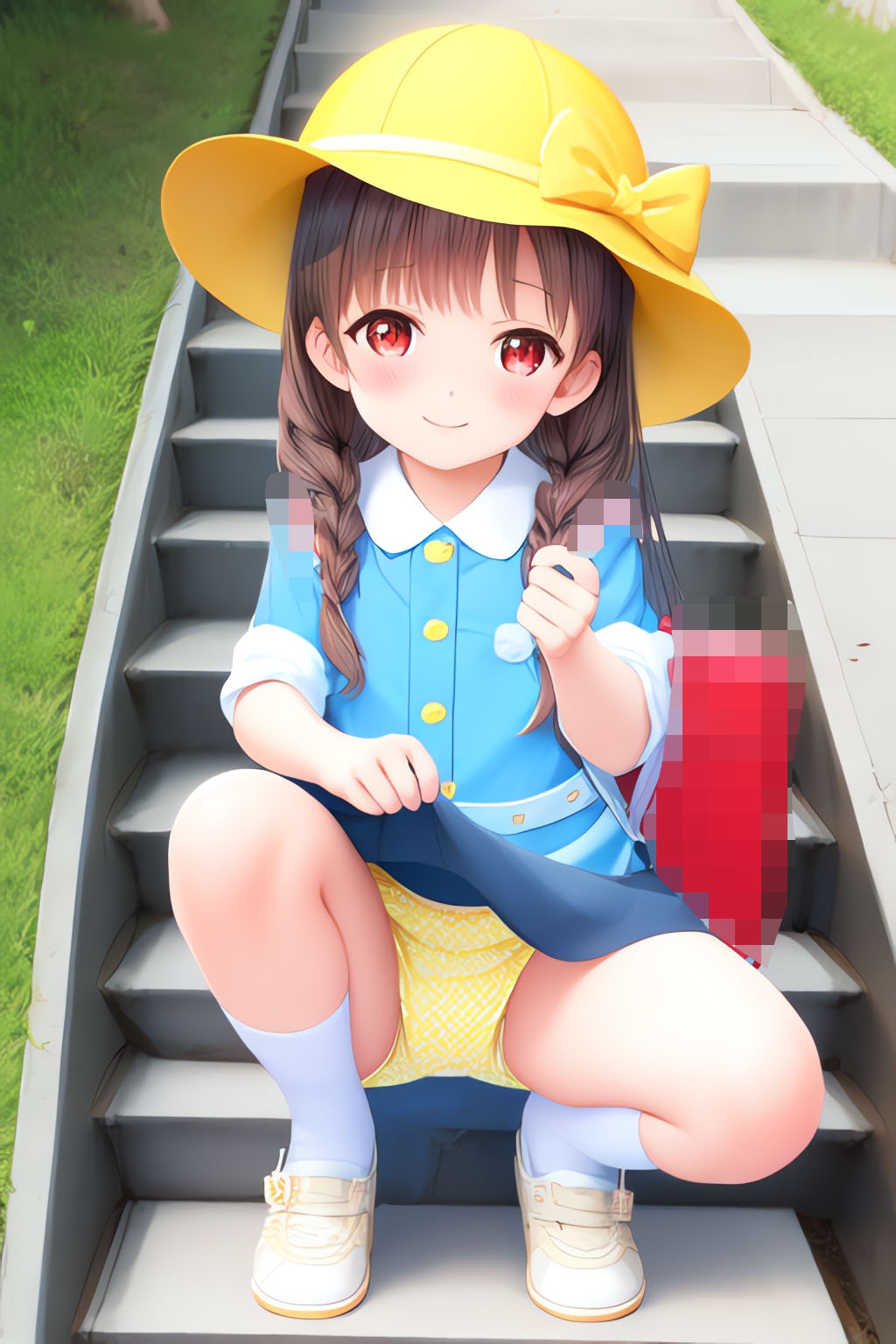 ママにナイショでパンツを見せてくれる少女たち