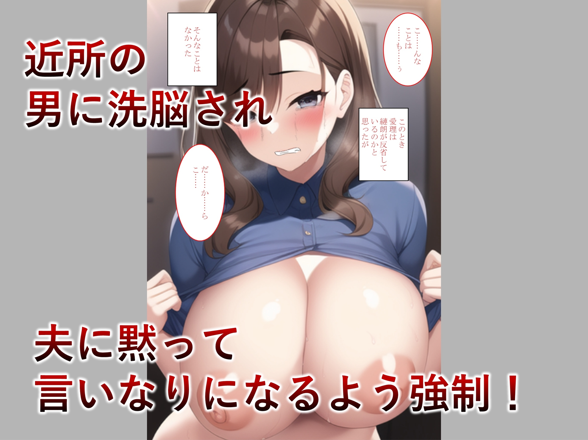 【妊娠・母乳】近所の優しい若奥様は洗脳アプリによってNTR性奴隷・孕み袋になるっ!【洗脳・NTR】