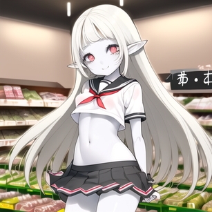 白肌ロリエルフがいる世界に迷い込んだ俺