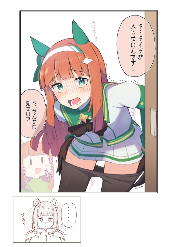 昔の勝負服を着てくれるウ○娘の本