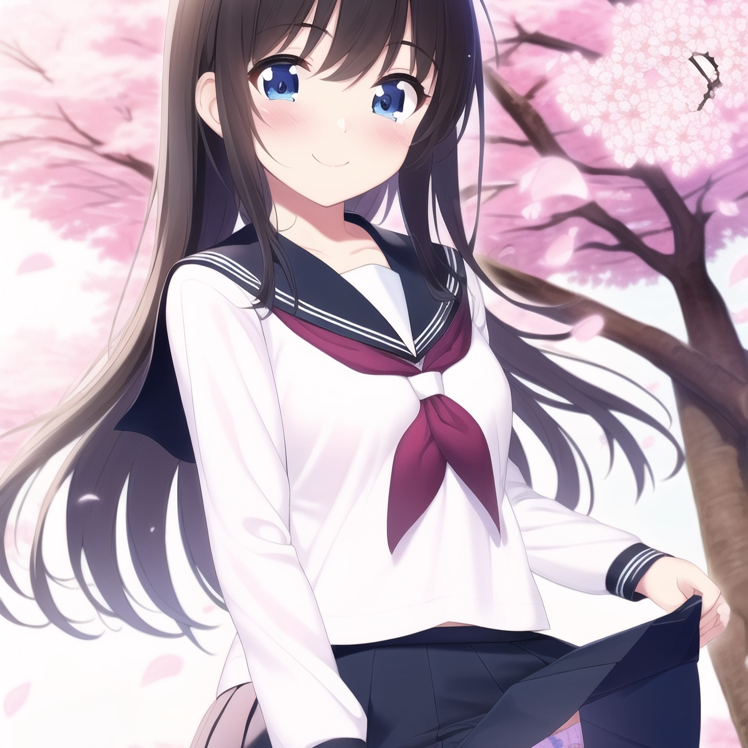 桜とセーラー服とぱんつ vol.1