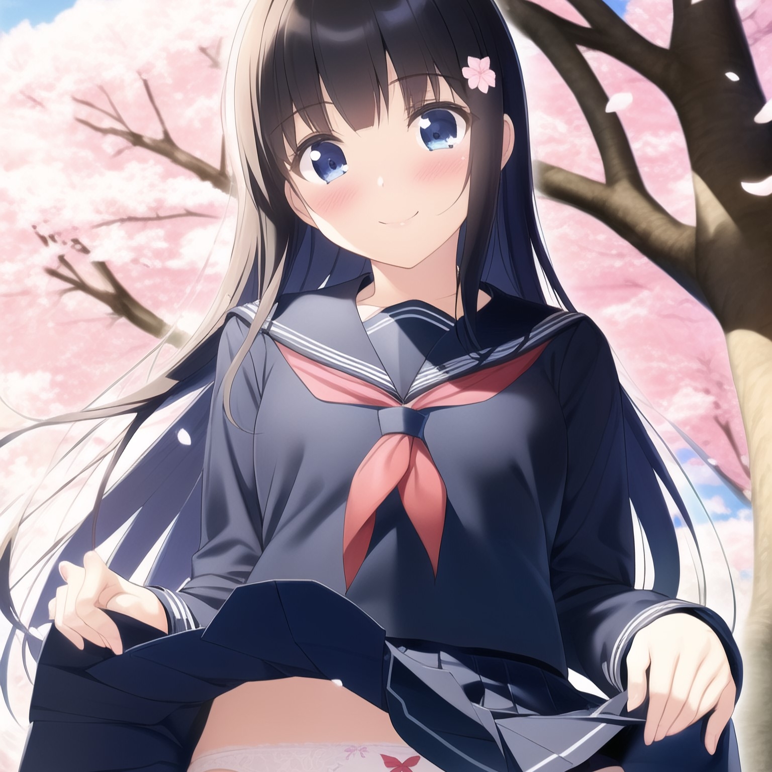 桜とセーラー服とぱんつ vol.1