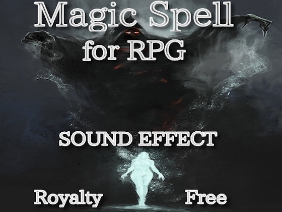 魔法系 効果音 for RPG! 144 闇 魔属性 ダウン系魔法に最適です!