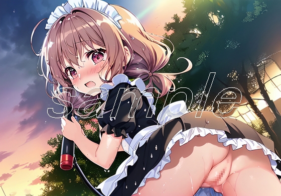 すっ裸ロリメイドちゃんと水遊びでキャッキャウフフ