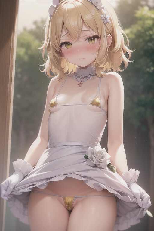 マイクロビキニを着たロリアイドルCG集