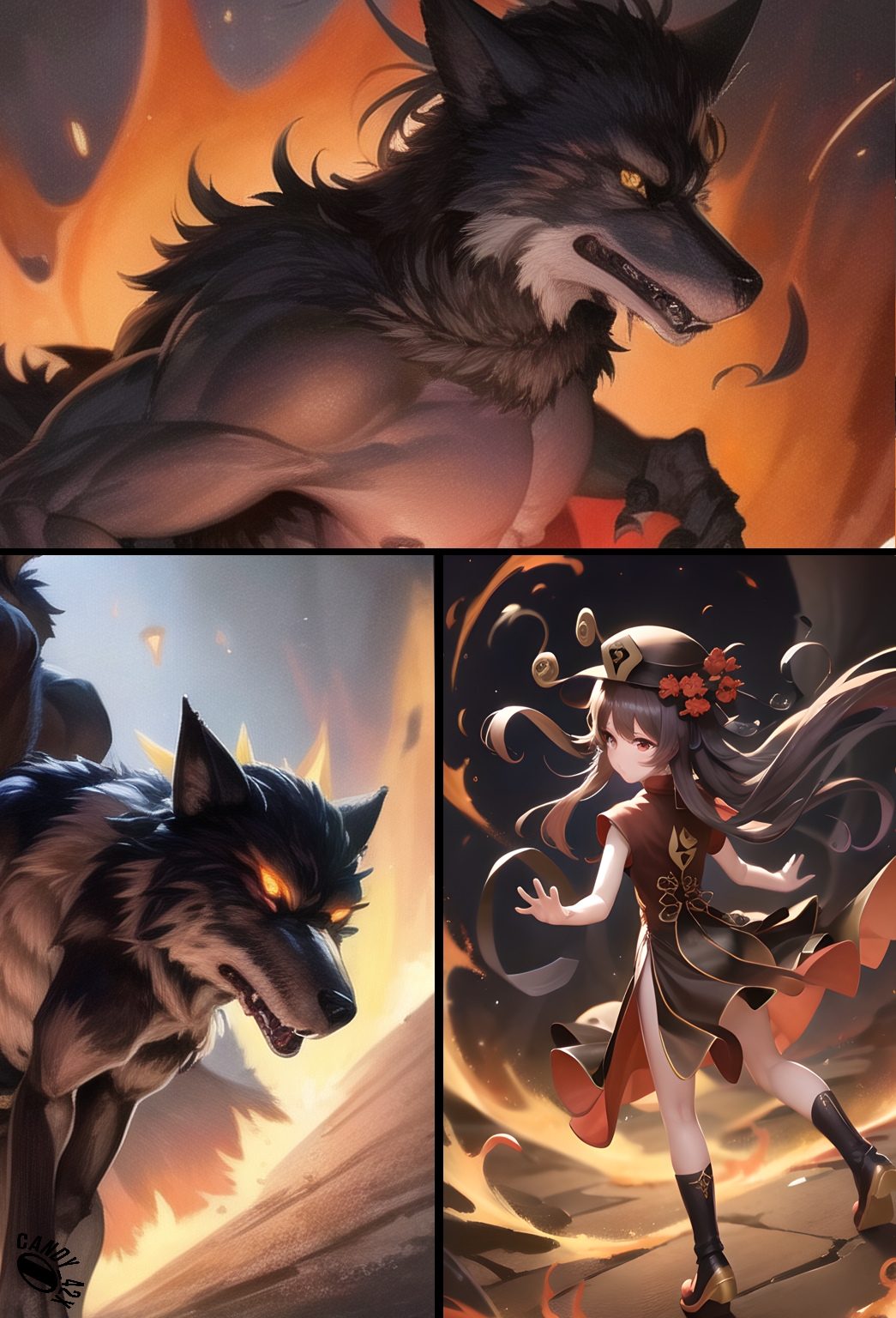 Hu tao werewolf boss fight