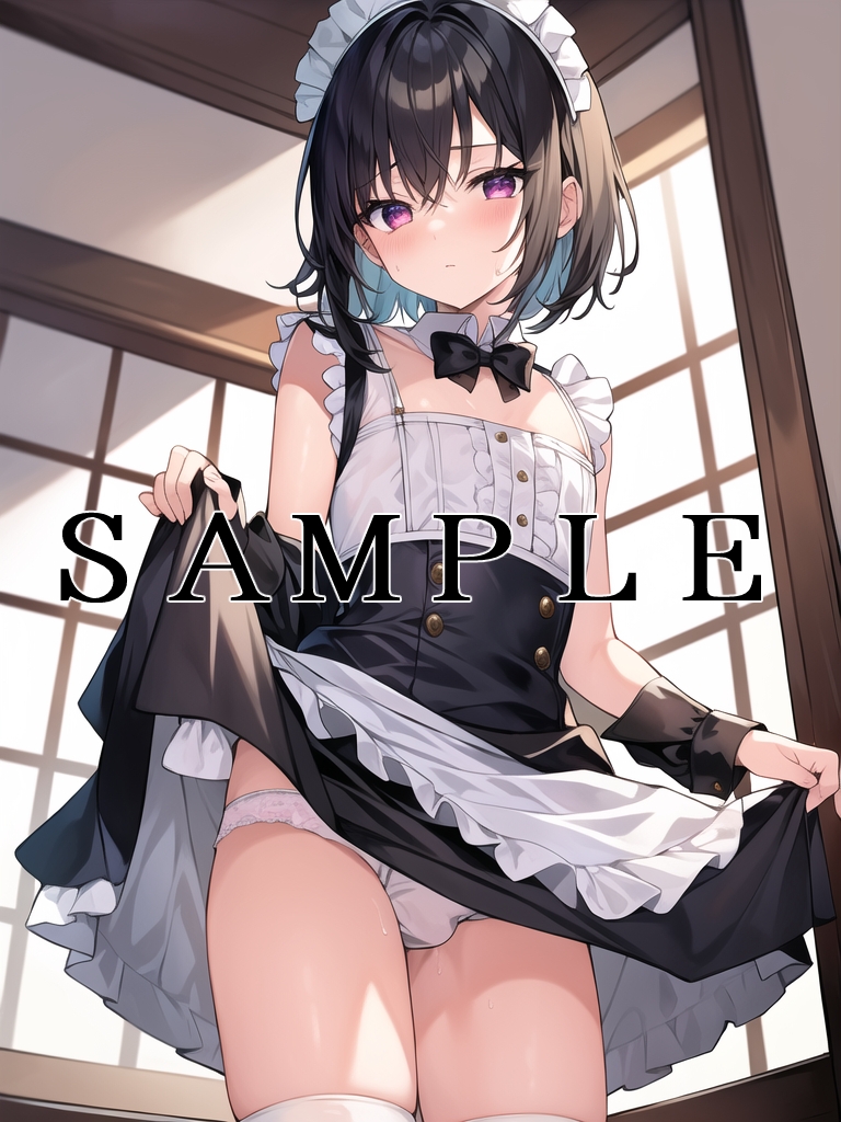 可愛い男の娘メイドがスカートをめくってパンツを見せてくれるだけ3