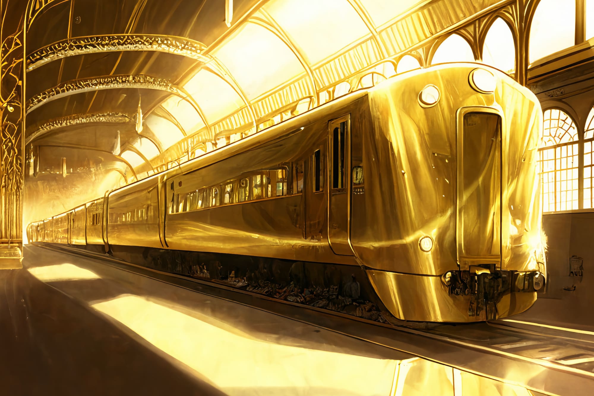 【アニメ映画風の黄金郷系背景】著作権フリーの高解像度画像(100枚)