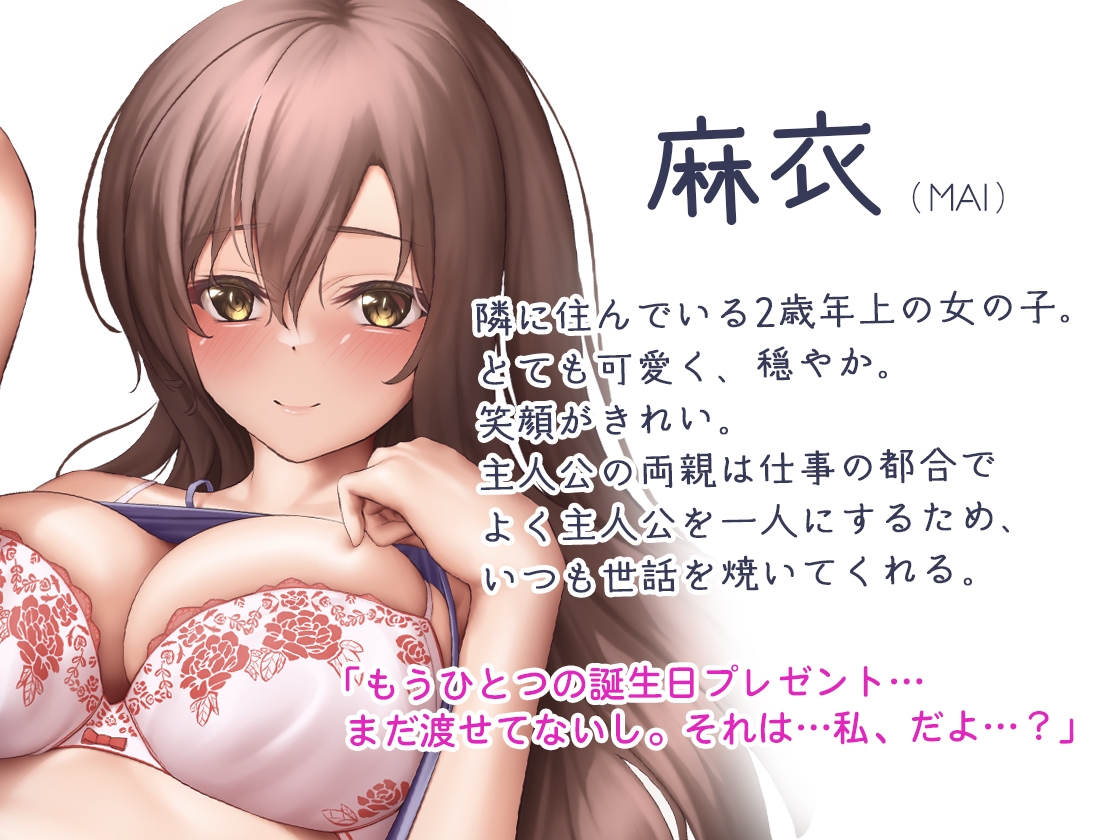 【期間限定300円‼新企画】【バイノーラル】あまあま隣人お姉さんのお誕生日プレゼントで童貞卒業⁉～一緒に気持ちよくなって