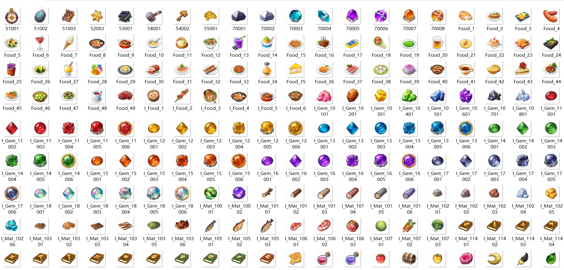 『著作権フリー』ゲーム製作用アイコン集「合計233枚」