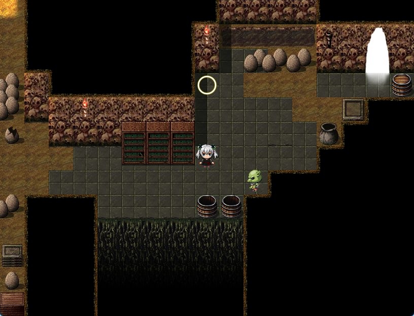 RPGツクールMV・MZ用 マップチップ/タイルセット03 『カタコンベ /地下墓地/深淵/洞窟/ダンジョン』