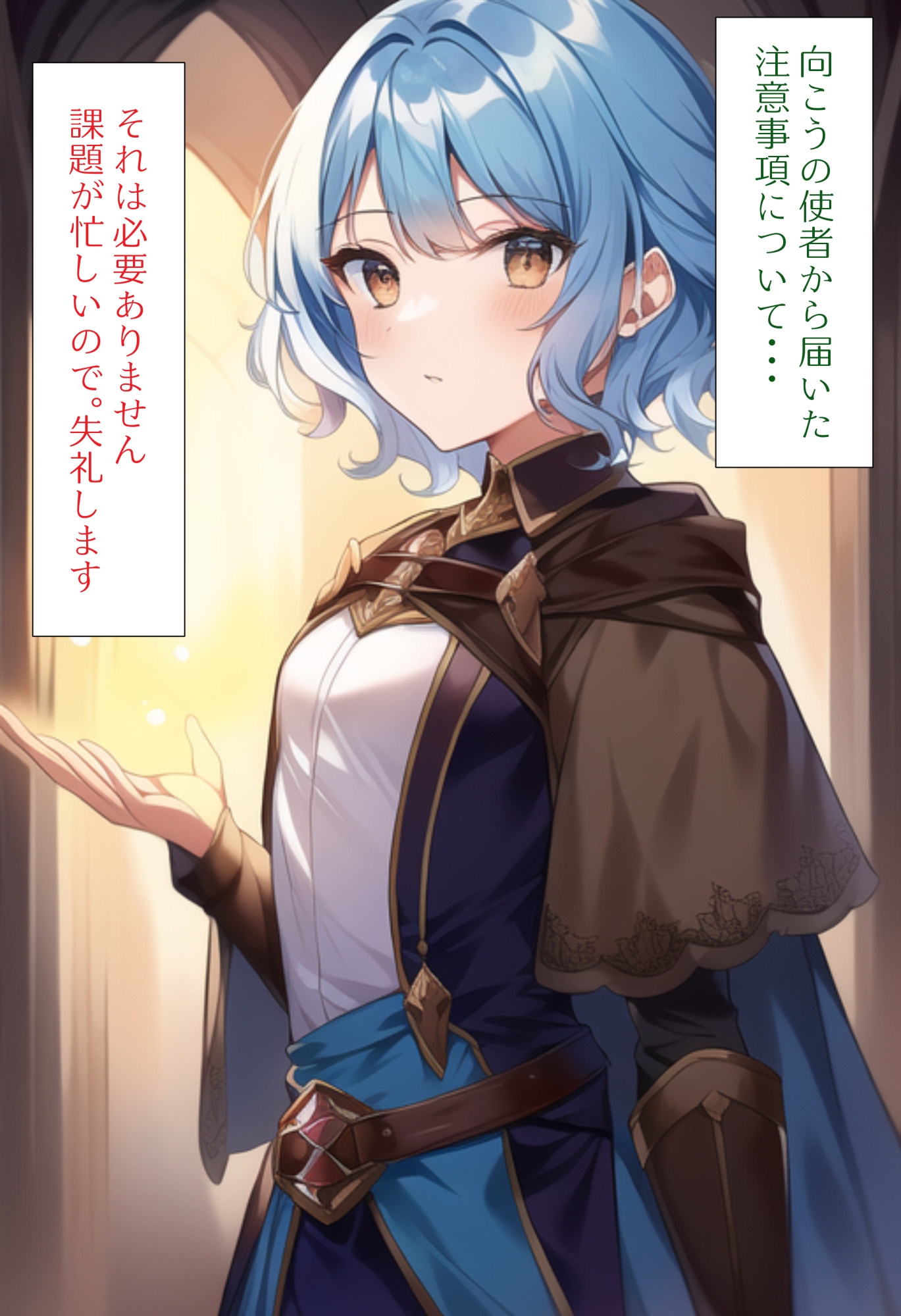 [AI生成イラストCG集]全裸で体験留学することに なった魔法学校生CG集