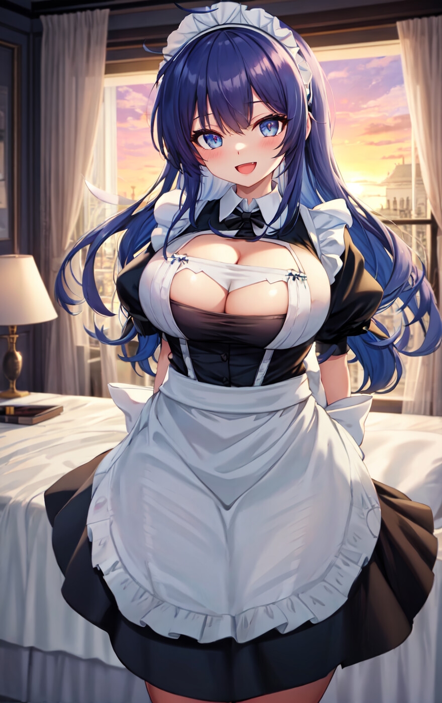 [800枚] 美しいムチムチメイドのCG集