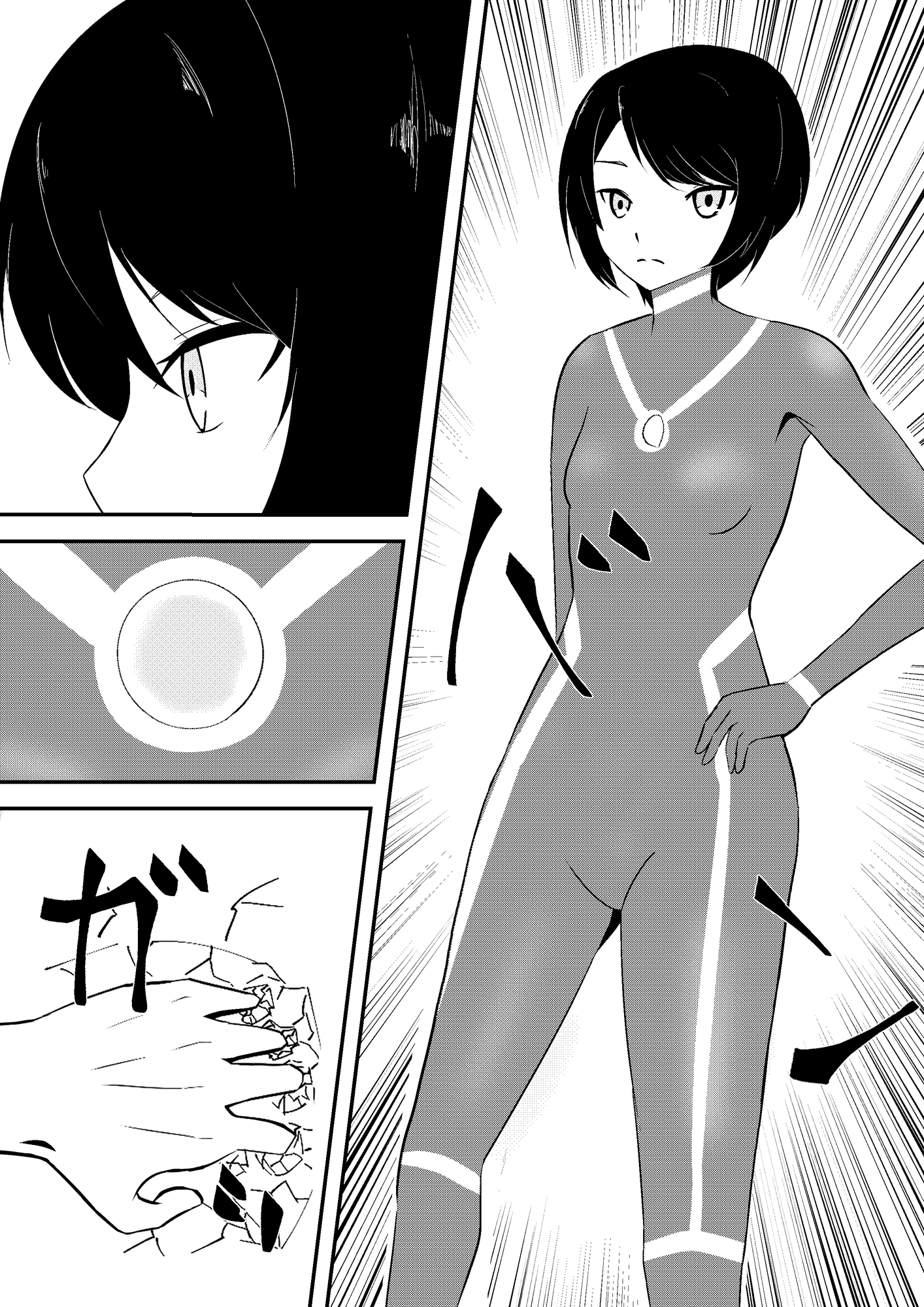 ウルトラヒロインアオVS筋肉怪人