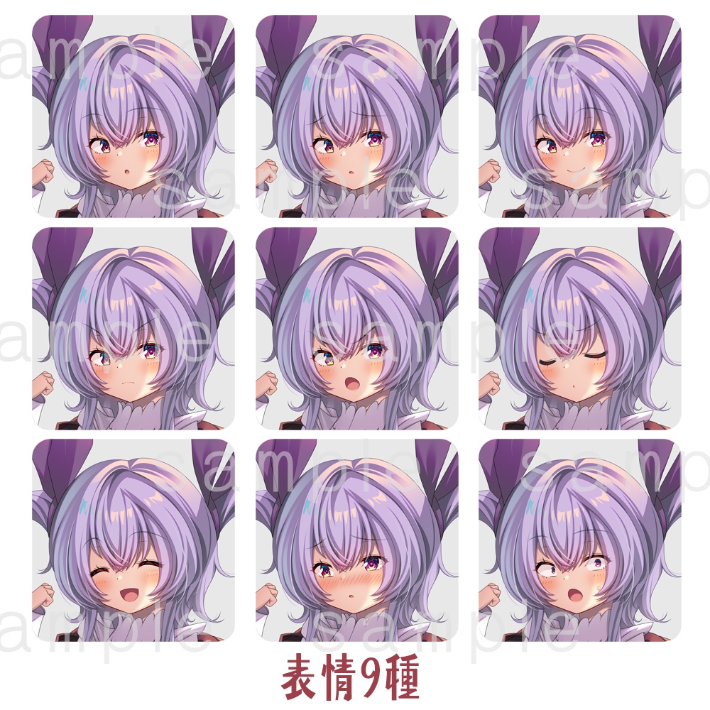 立ち絵素材_70(アーチャー風女子)表情9種+弓