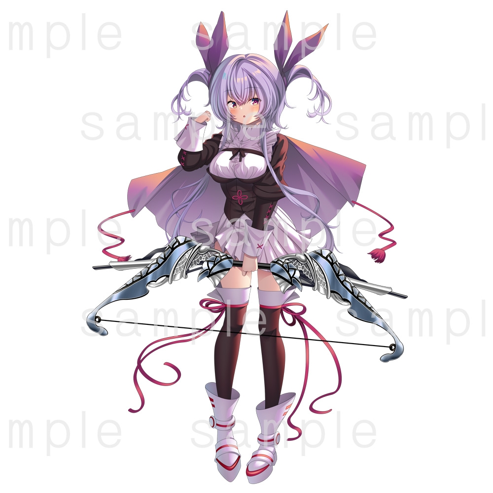 立ち絵素材_70(アーチャー風女子)3色セット