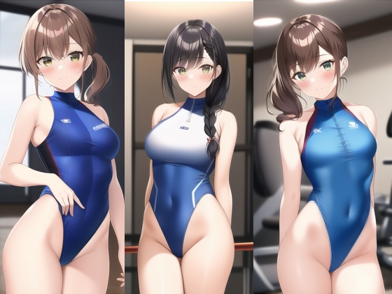 ハイレグレオタードの少女たち 700枚