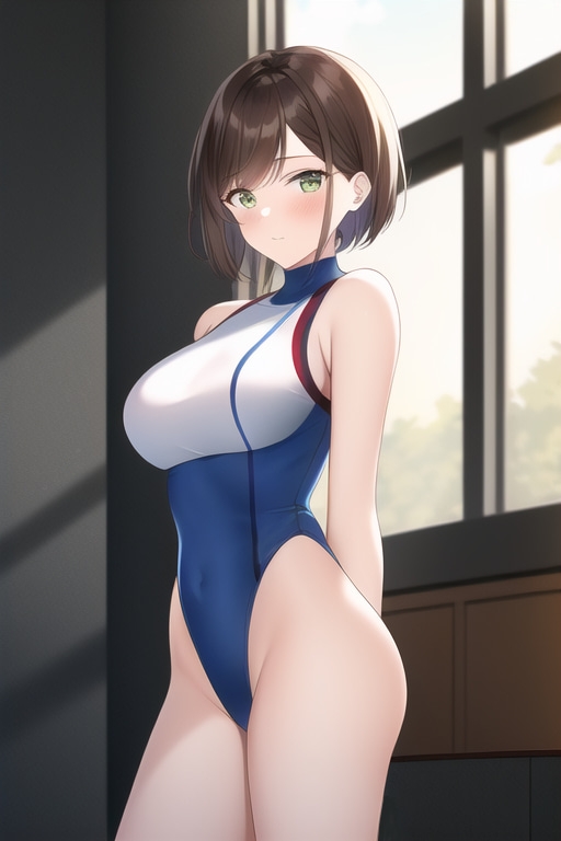 ハイレグレオタードの少女たち 700枚