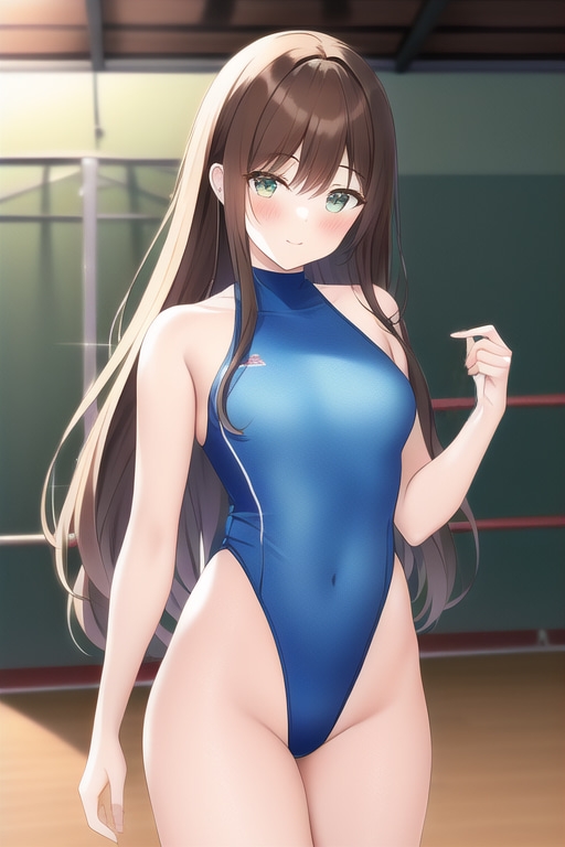 ハイレグレオタードの少女たち 700枚