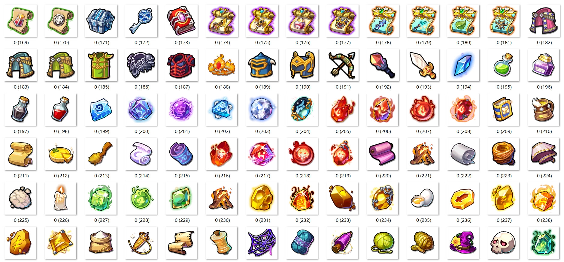 『著作権フリー』ゲーム製作用アイコン集「合計313枚」