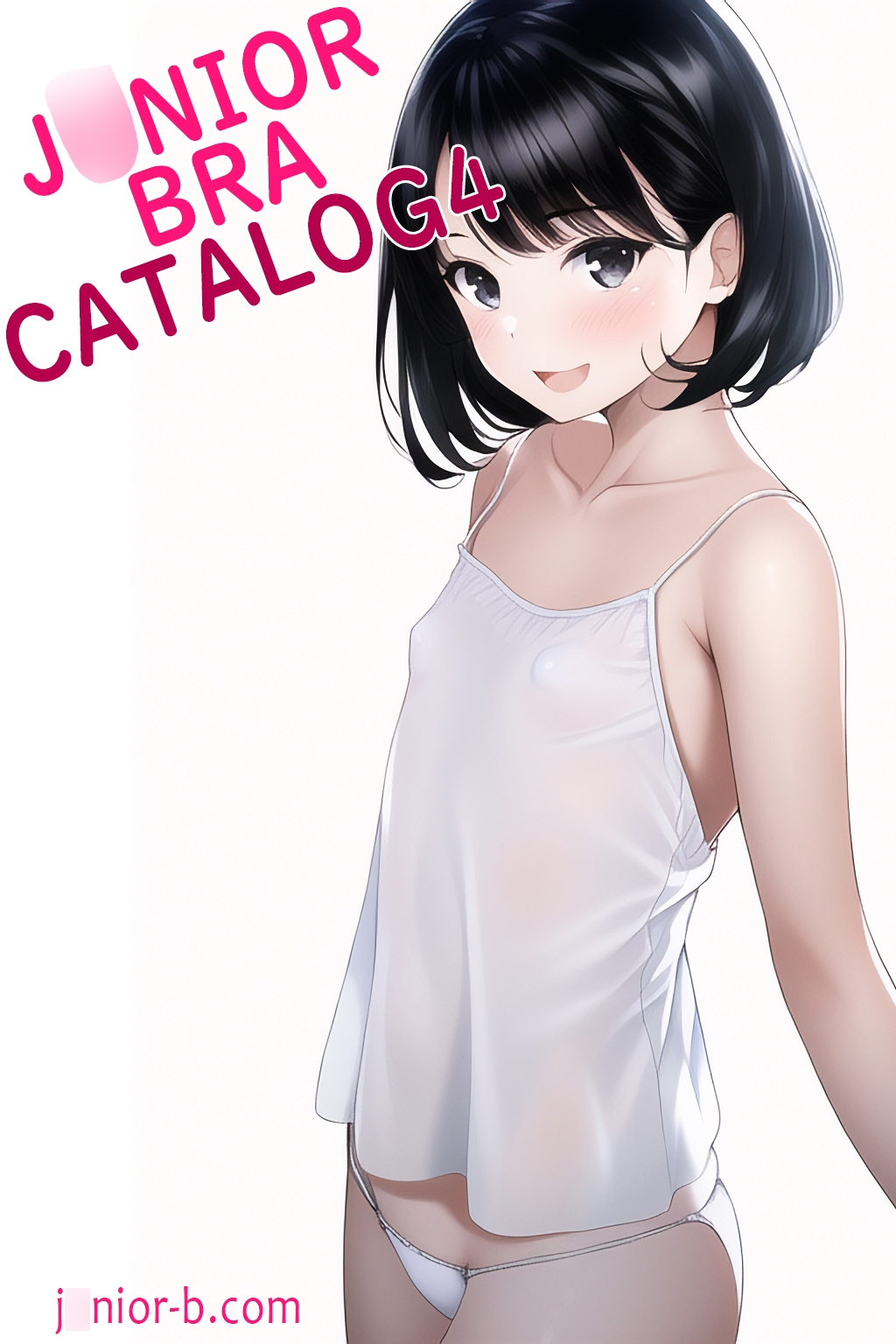 ジ〇ニアブラのカタログ4～ステップ1キャミソール少女編